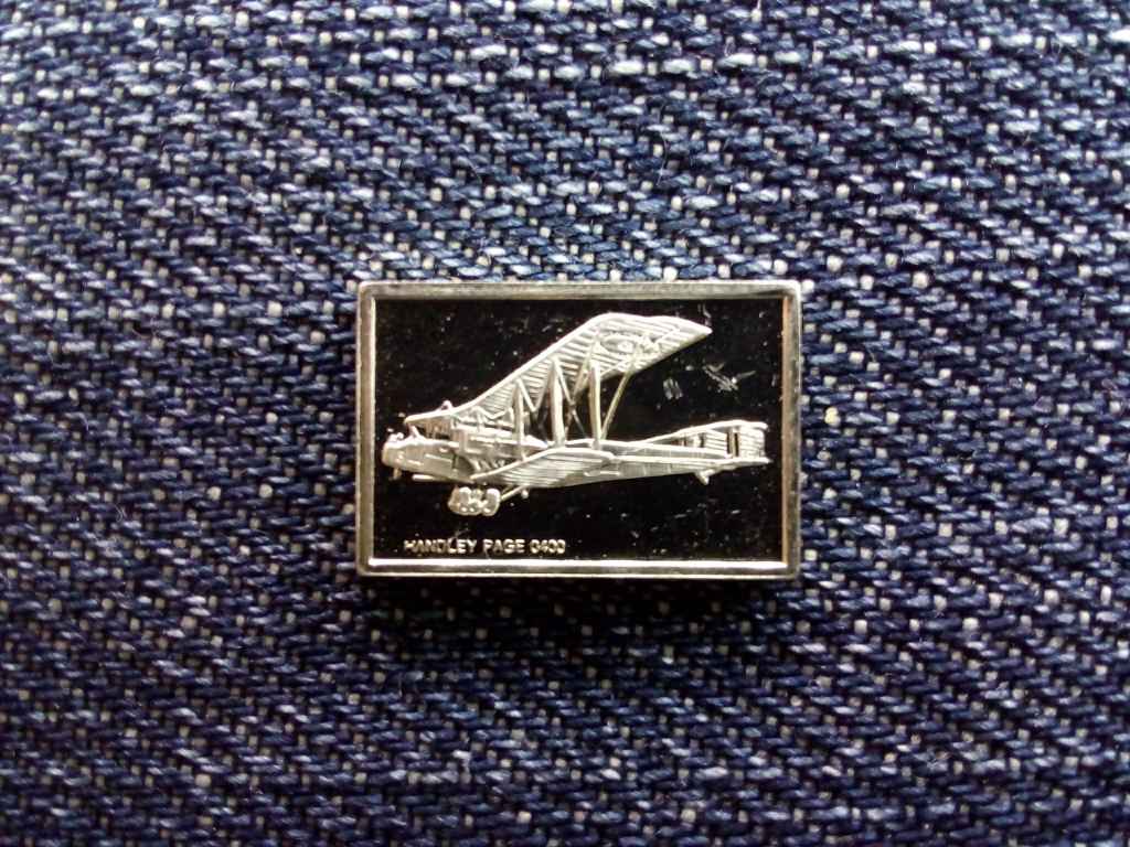 USA Franklin Repülős Mini-Ingot Handley Page .925 ezüst
