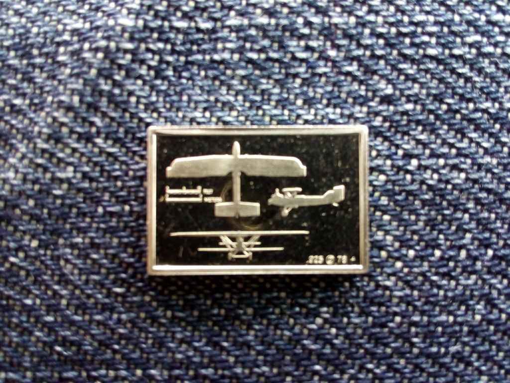 USA Franklin Repülős Mini-Ingot Gyűjtemény Junkers J 1 .925 ezüst