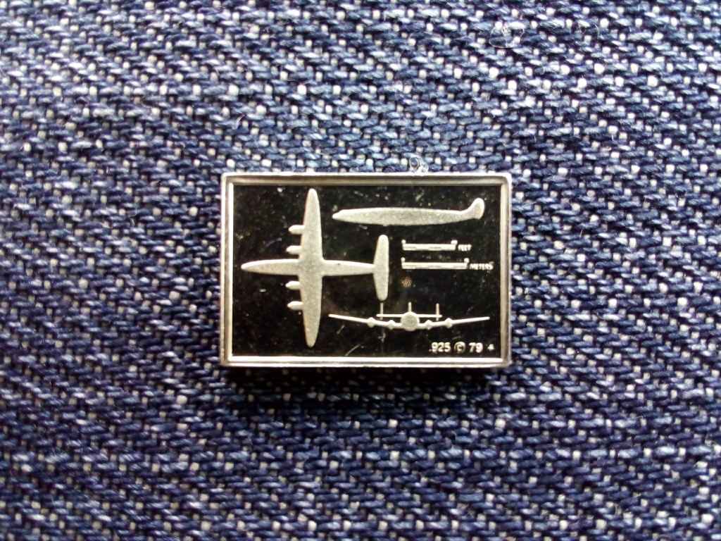 USA Franklin Repülős Mini-Ingot Lockheed Constellation .925 ezüst