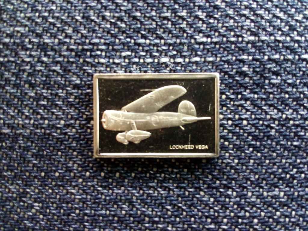 USA Franklin Repülős Mini-Ingot Lockheed Vega .925 ezüst