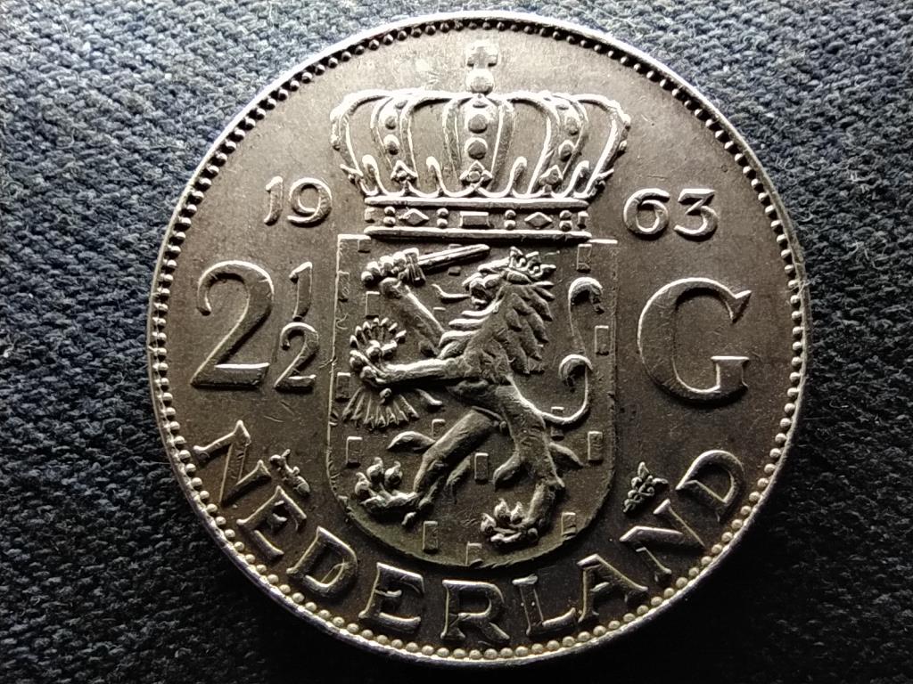 Hollandia I. Julianna (1948-1980) .720 ezüst 2 1/2 Gulden
