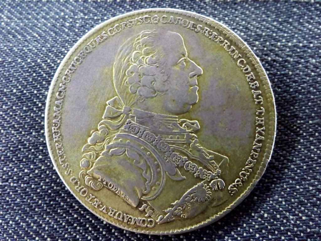 Horvátország Grof Karlo Batthyány bán (1742-1756) ezüst 1 tallér