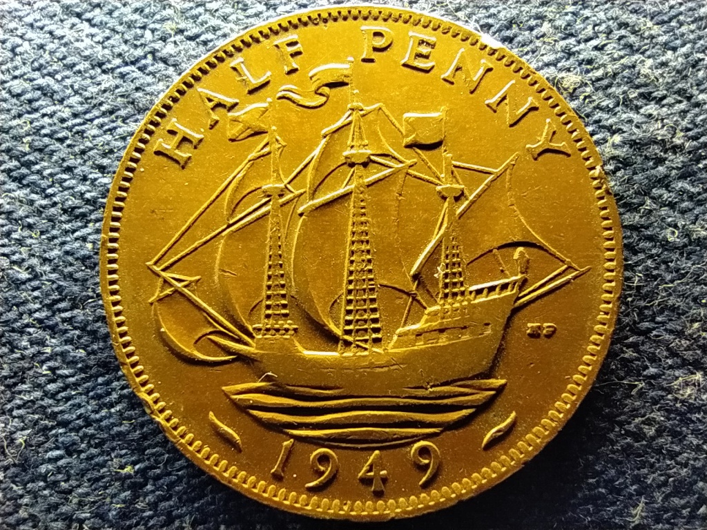 Anglia VI. György (1936-1952) 1/2 Penny