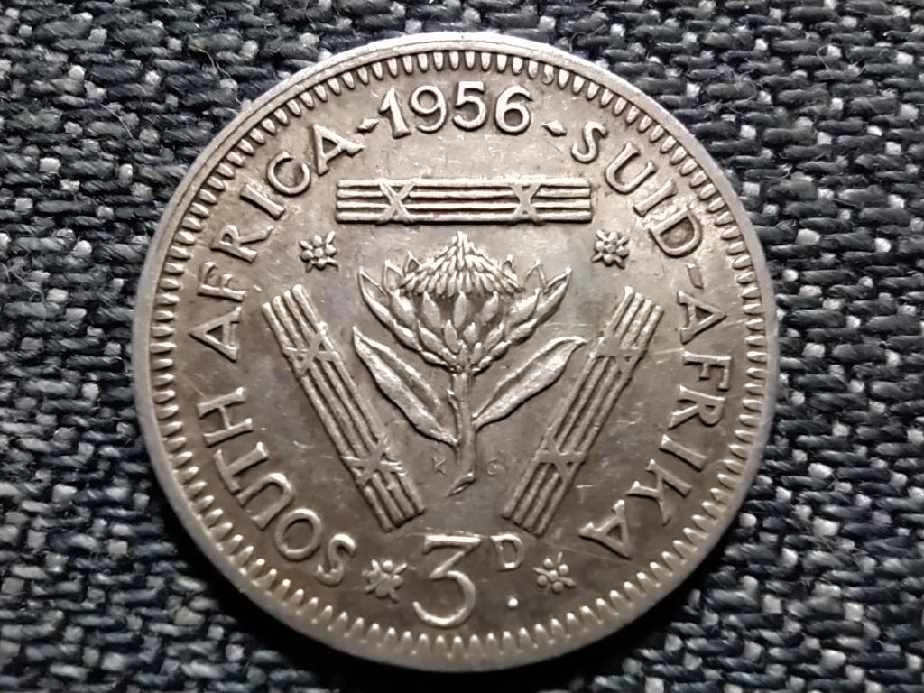 Dél-afrikai Köztársaság II. Erzsébet .500 ezüst 3 Penny