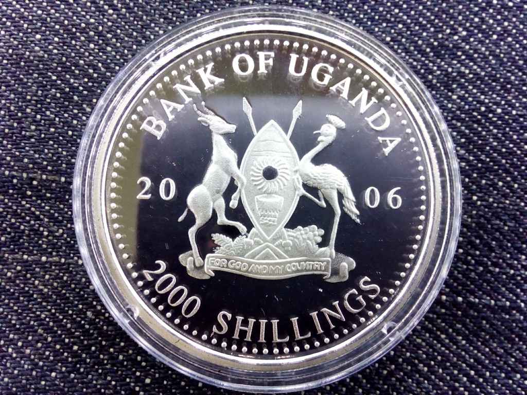 Uganda A foci nagyjai, Magyarország 2000 Shilling 