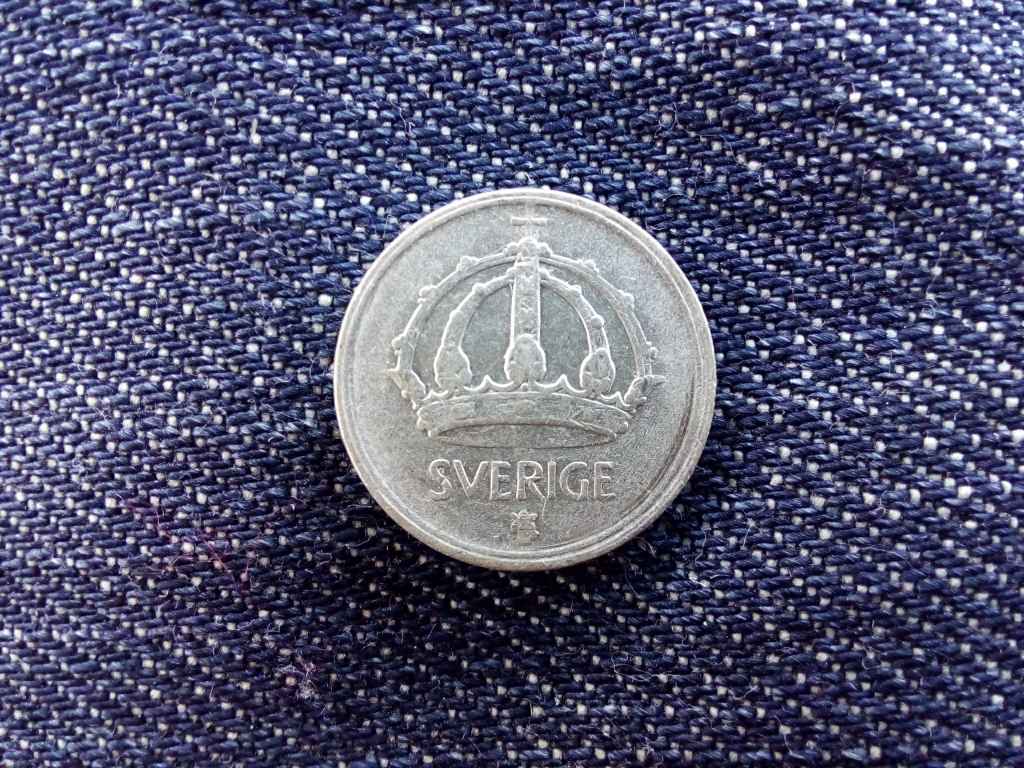 Svédország V. Gusztáv (1907-1950) .400 ezüst 25 Öre
