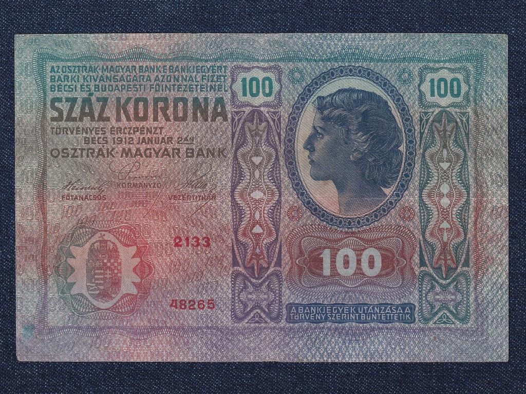 Osztrák-Magyar (1912-1915) 100 Korona bankjegy
