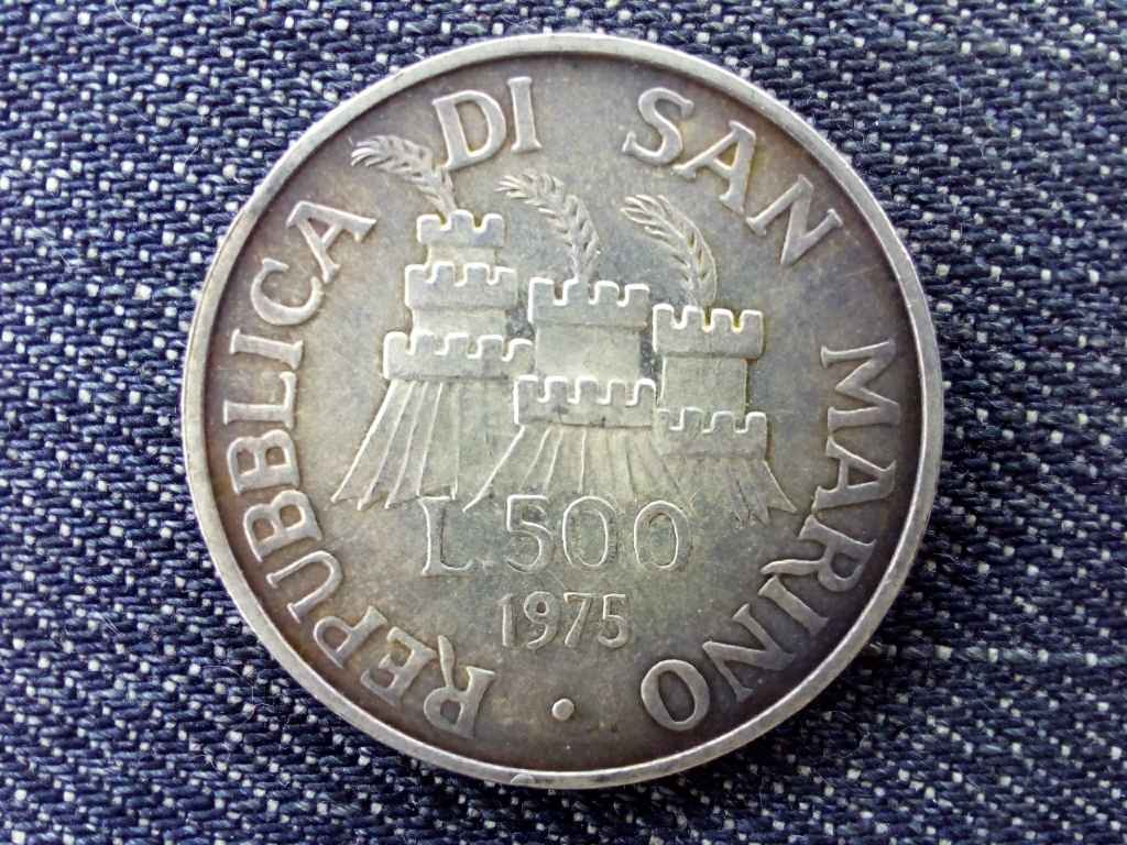 San Marino MARINO .835 ezüst 500 Líra