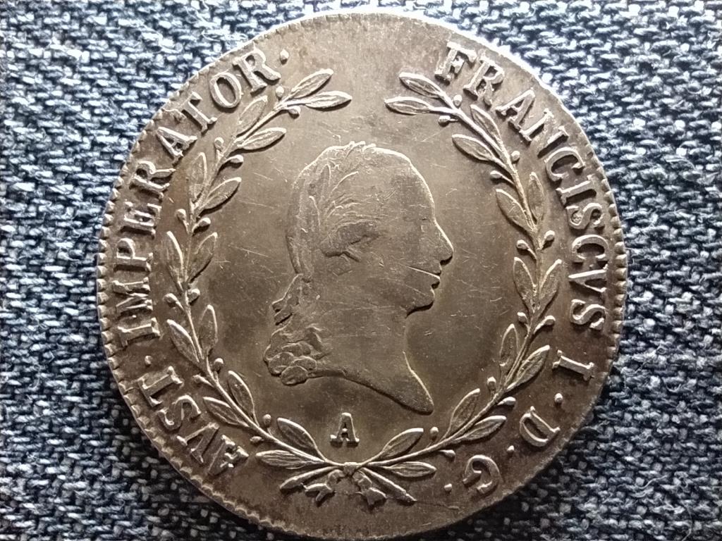 Ausztria II. Ferenc (1792-1835) .583 ezüst 20 Krajcár