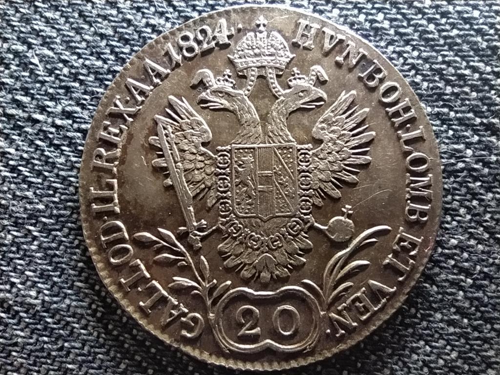 Ausztria II. Ferenc (1792-1835) .583 ezüst 20 Krajcár