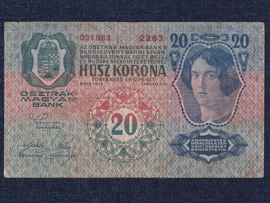 Osztrák-Magyar (1912-1915) 20 Korona bankjegy