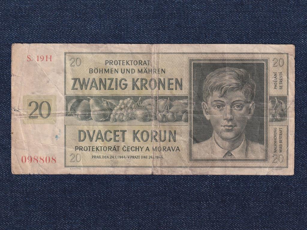 Csehország Cseh-Morva Protektorátus (1939-1945) 20 Korona bankjegy