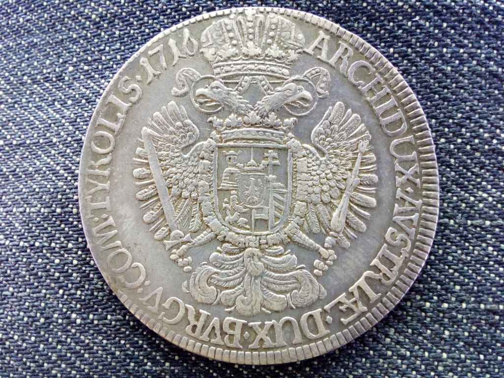 Német-Római Birodalom Karl VI. császár (1711-1740) ezüst 1 tallér