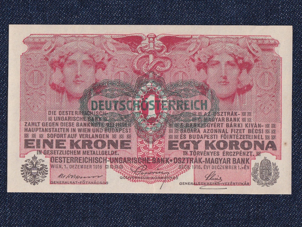 Osztrák-Magyar (háború alatt) 1 Korona bankjegy