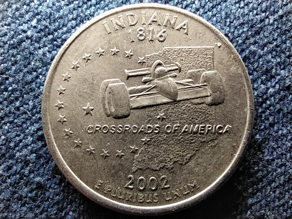 USA 50 State Quarters Indiana 1/4 Dollár