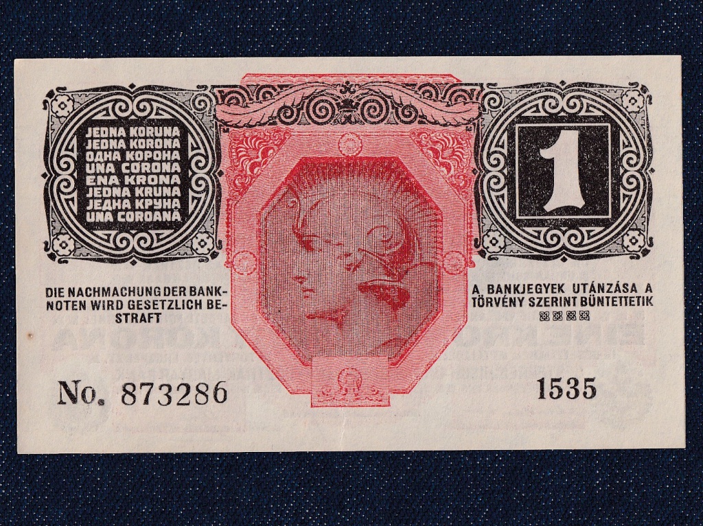 Osztrák-Magyar (háború alatt) 1 Korona bankjegy