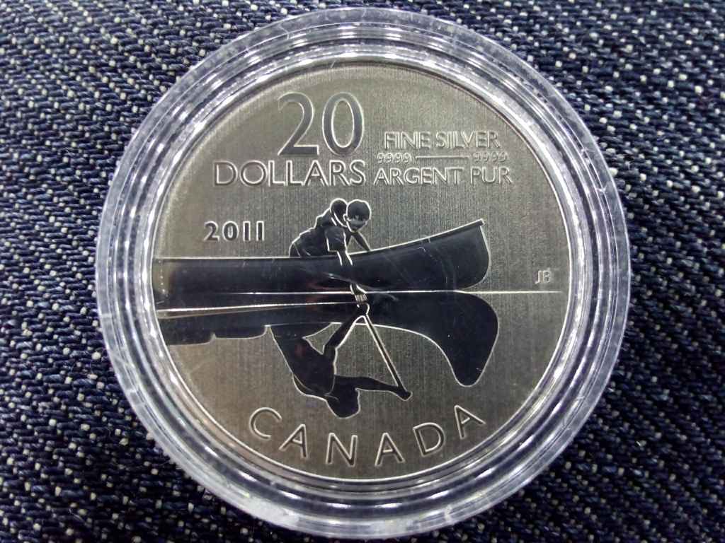 Kanada Kenu .999 ezüst 20 Dollár