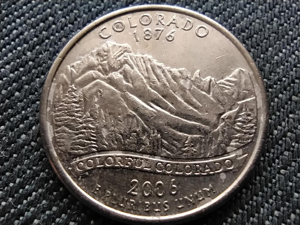 USA 50 State Quarters Colorado 1/4 Dollár