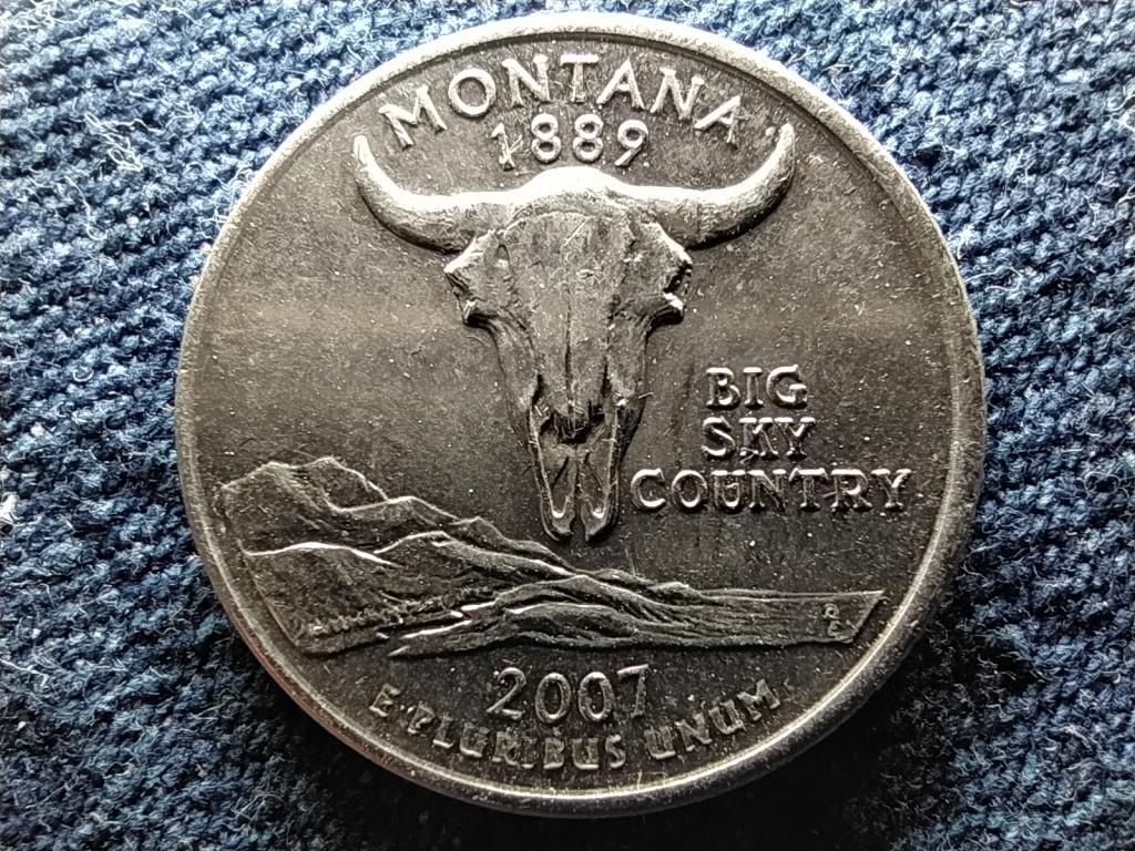 USA 50 State Quarters Montana 1/4 Dollár