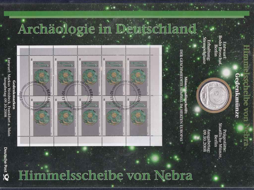Németország Nebra csillagkép .925 ezüst 10 Euro