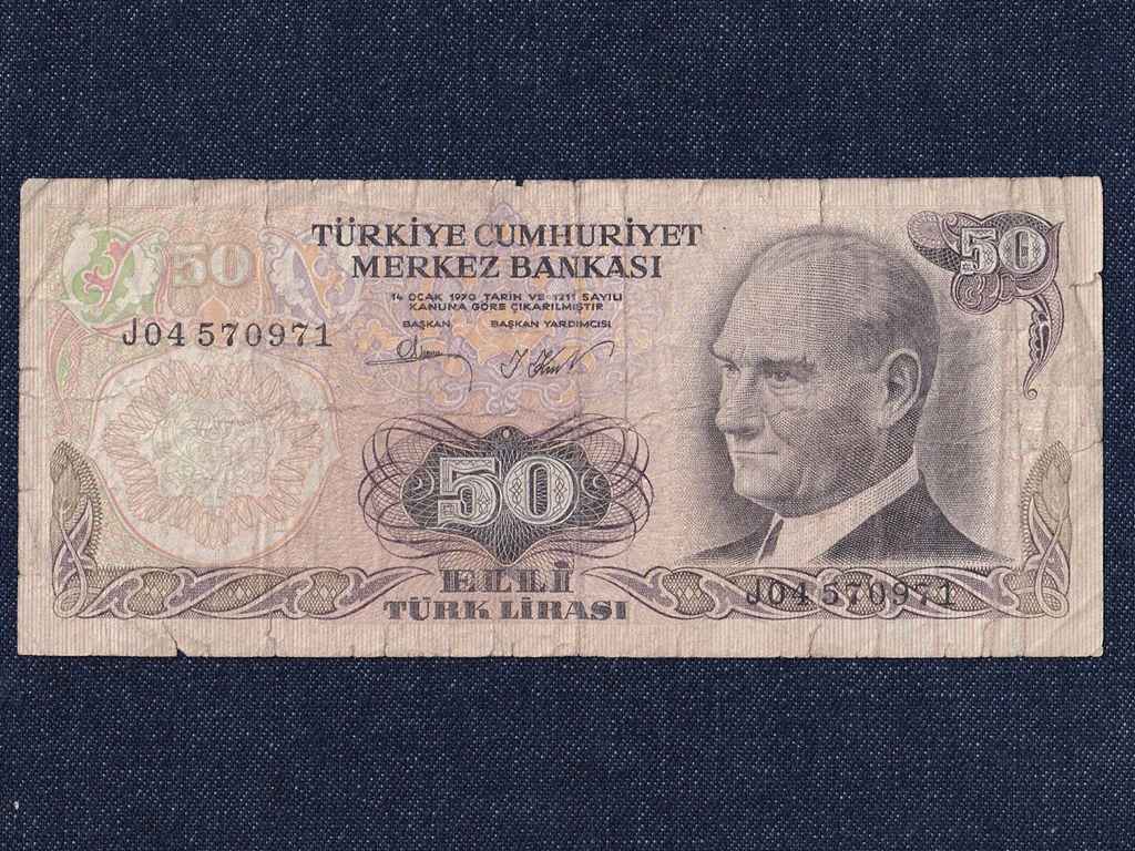 Törökország 50 Líra bankjegy