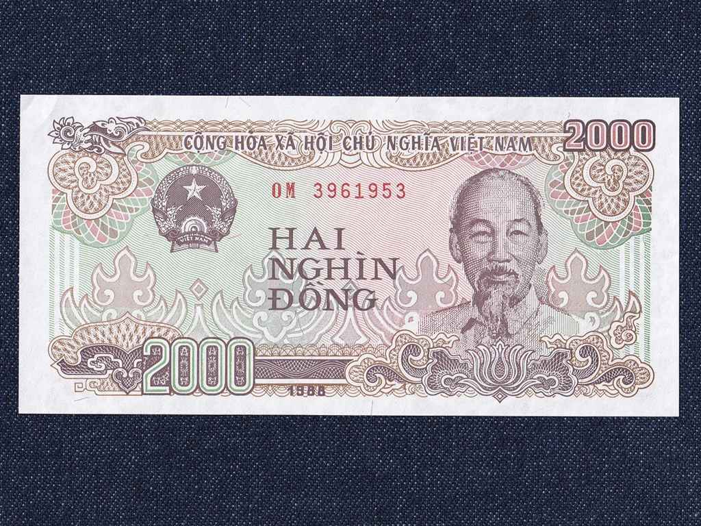 Vietnám 2000 Dong bankjegy