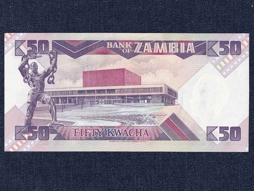 Zambia 50 Kwacha bankjegy