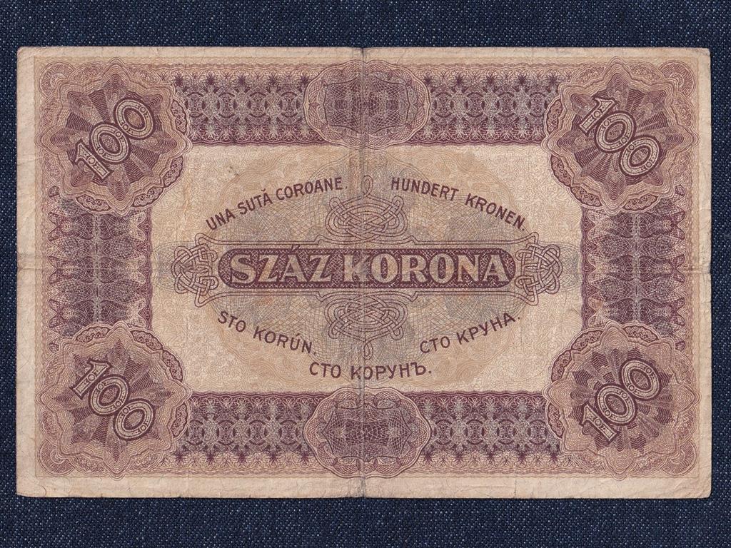 Nagyméretű Korona Államjegyek 100 Korona bankjegy