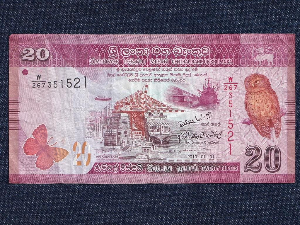 Sri Lanka 20 Rúpia bankjegy