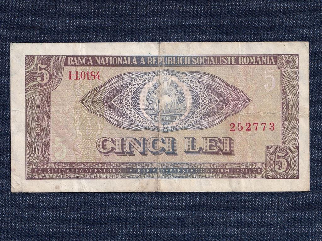 Románia 5 Lej bankjegy