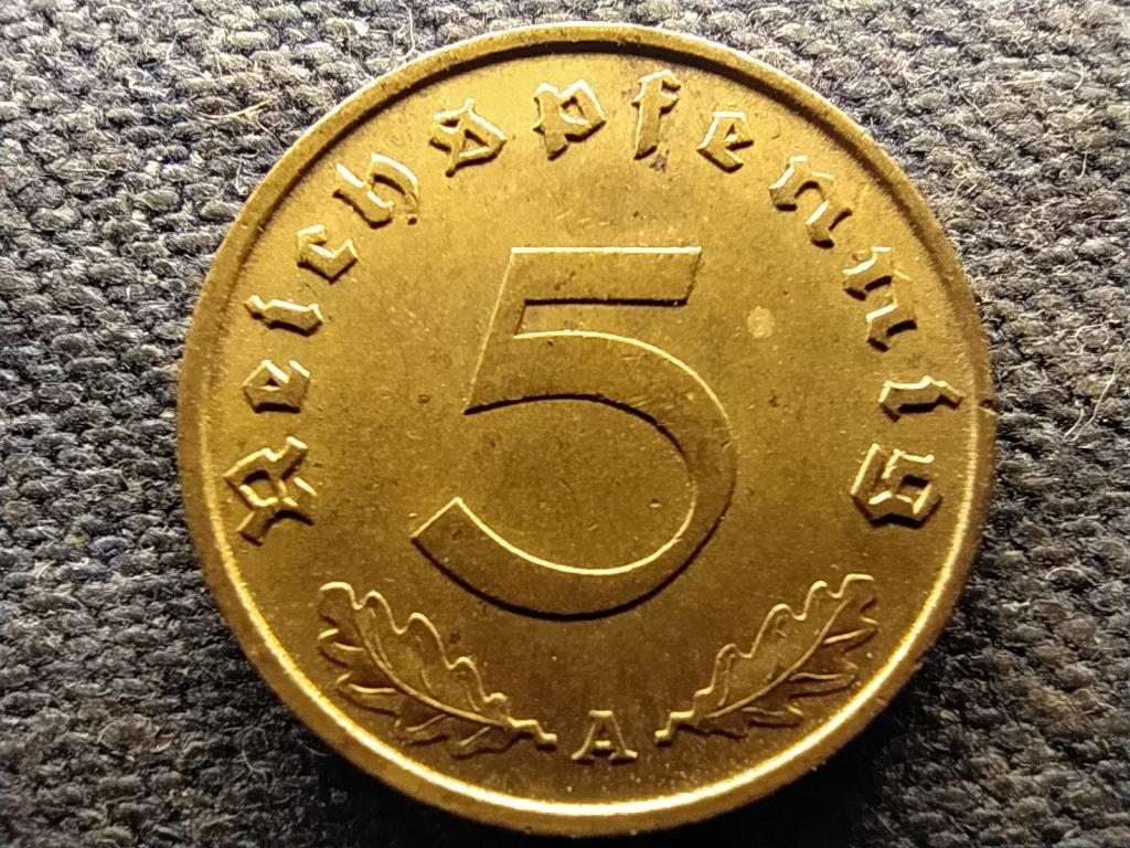 Németország Horogkeresztes 5 birodalmi pfennig