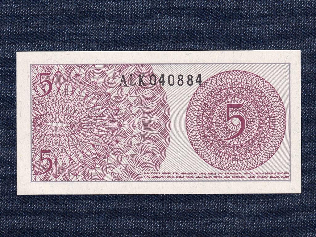 Indonézia 5 Sen bankjegy