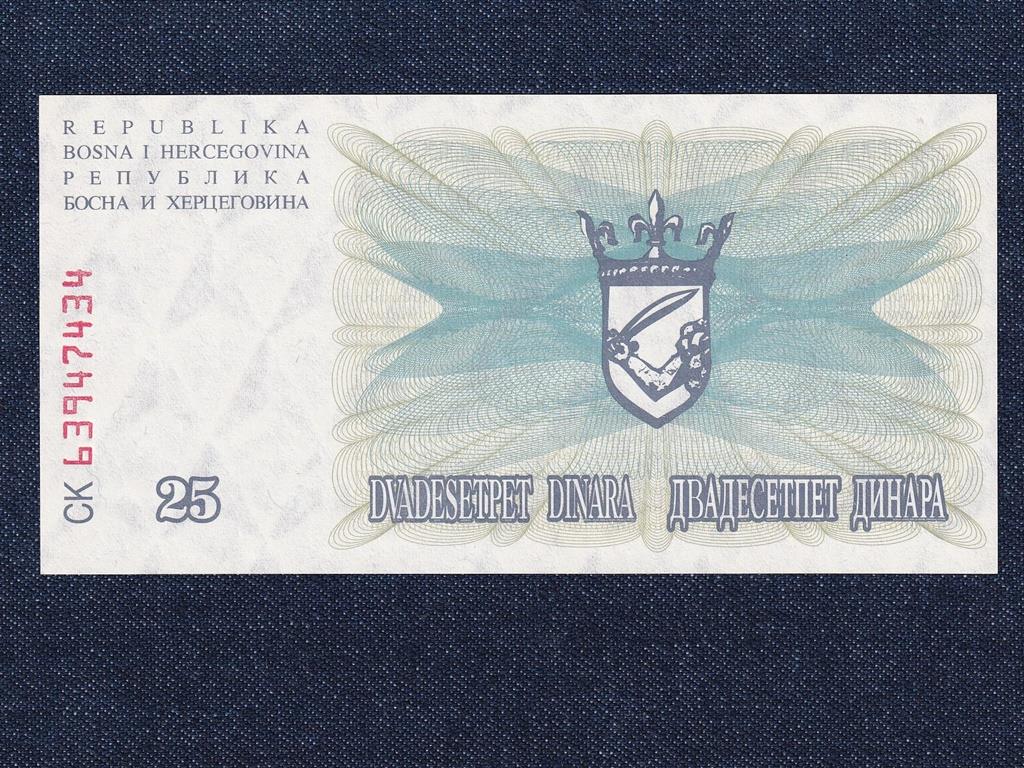 Bosznia-Hercegovina Köztársaság (1992-0) 25 Dínár bankjegy