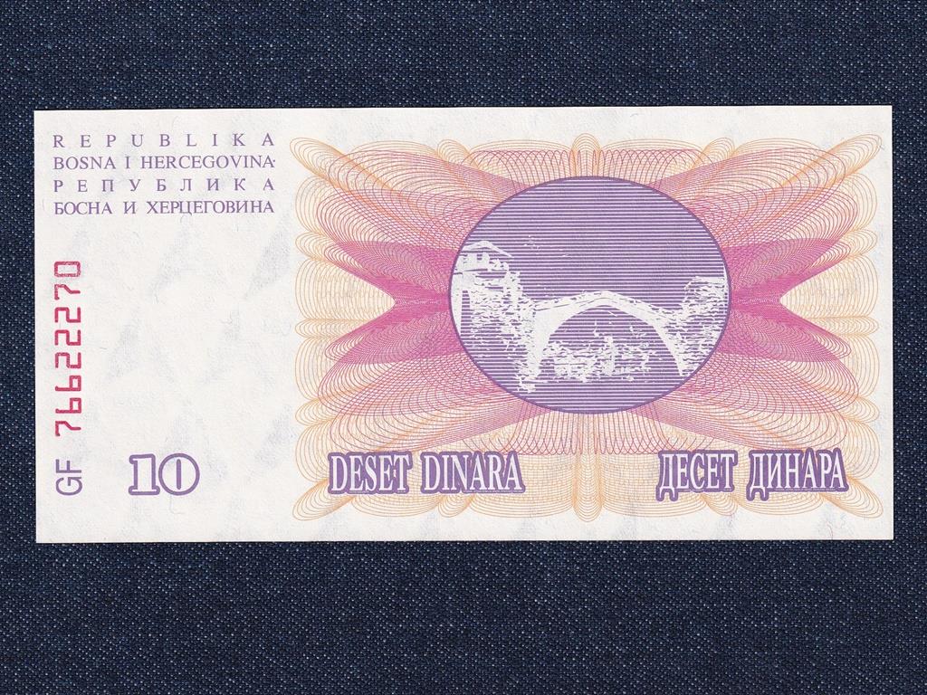 Bosznia-Hercegovina Köztársaság (1992-0) 10 Dínár bankjegy