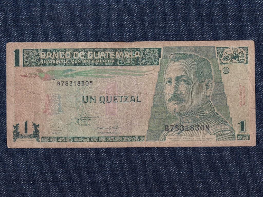 Guatemala 1 Quetzal bankjegy