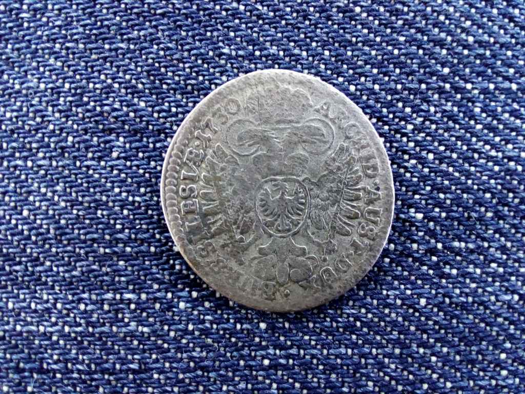 Német-Római Birodalom Breslau Karl VI. császár (1711-1740) ezüst 3 krajcár