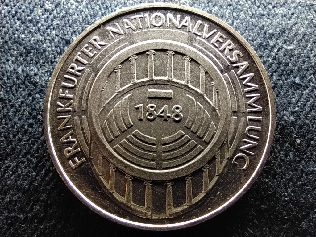 Németország 125 éves a Frankfurti Nemzetgyűlés .625 ezüst 5 Márka
