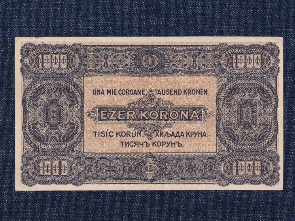 Kisméretű Korona államjegyek 1000 Korona bankjegy