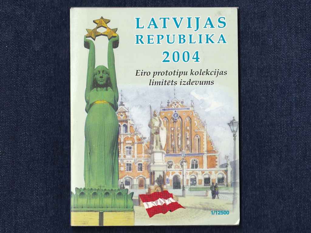 Lettország Forgalmi sorok és több darabos fémpénz lotok