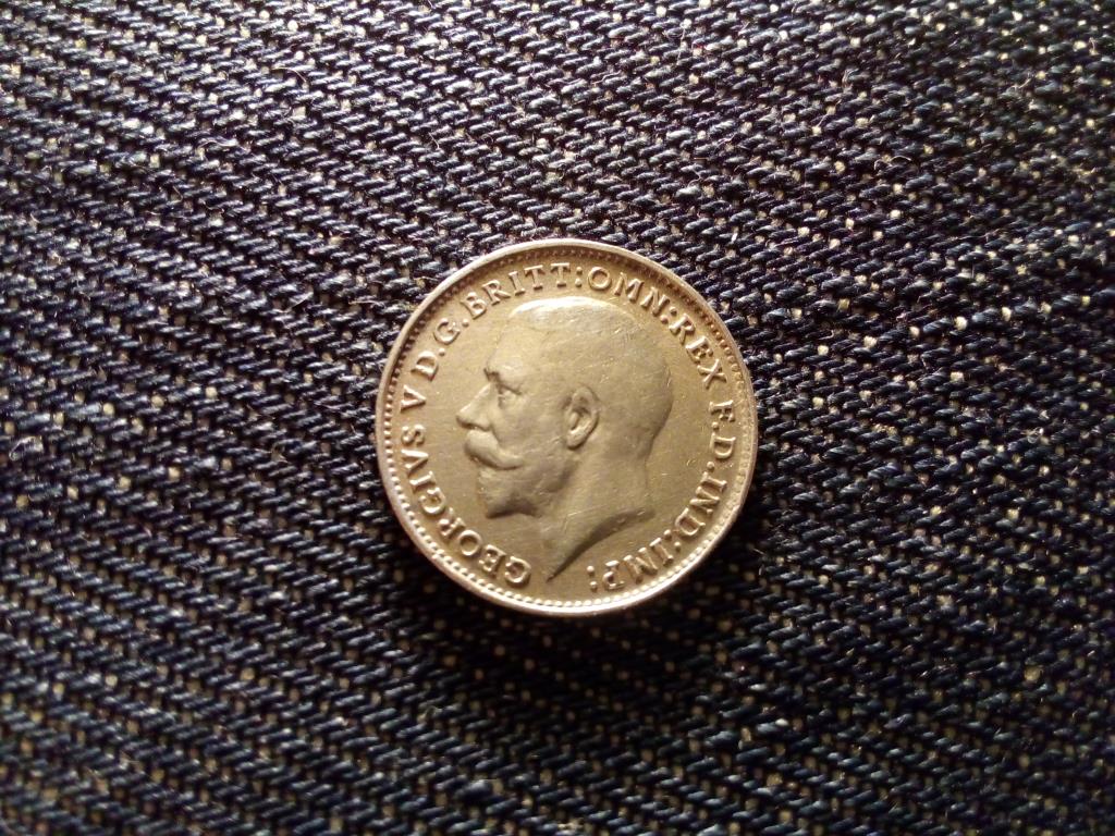 Anglia V. György .925 ezüst 3 Pence