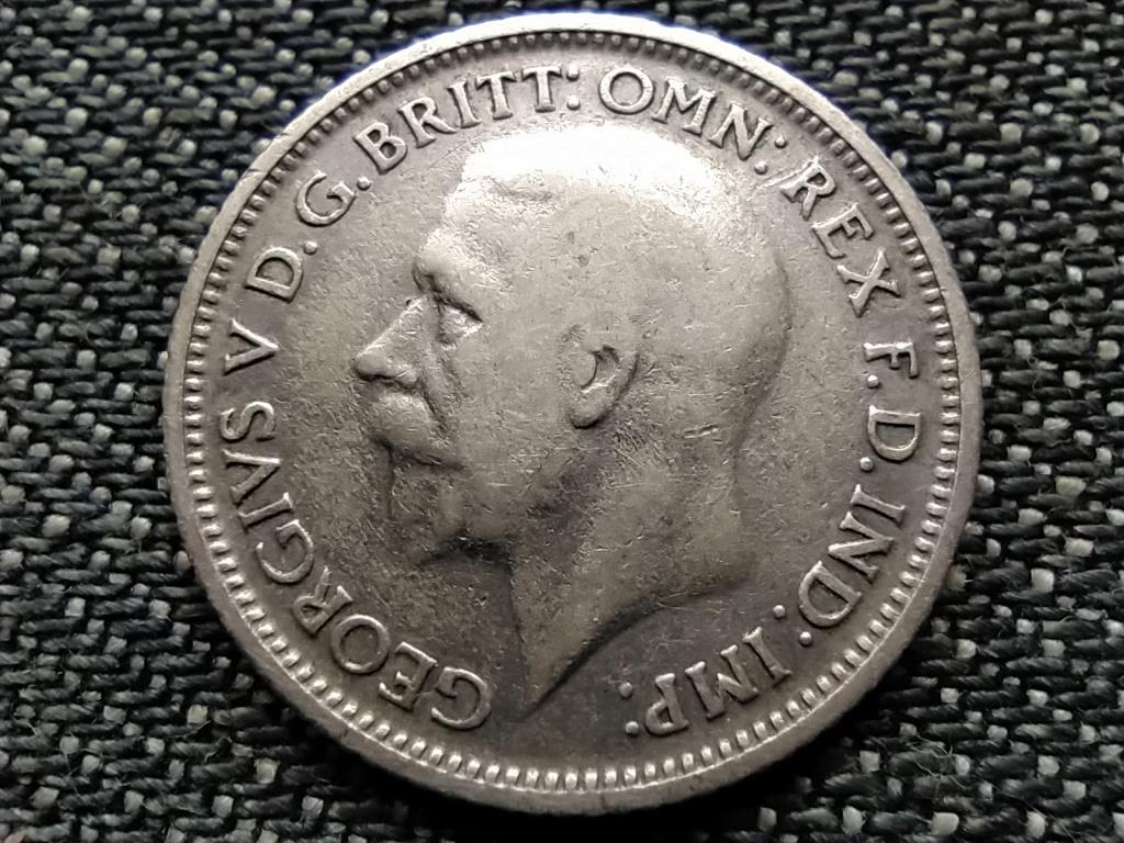 Anglia V. György .500 ezüst 6 Pence