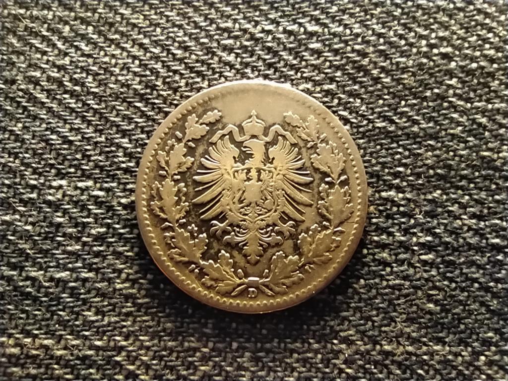 Németország Második Birodalom I. Vilmos (1871-1888) .900 ezüst 50 Pfennig