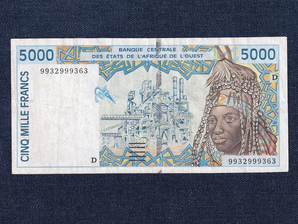 Nyugat-Afrikai Államok 5000 bankjegy