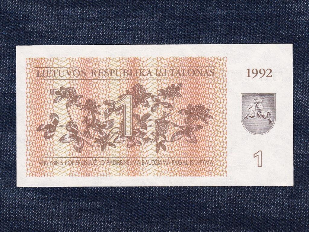 Litvánia 1 talonas bankjegy