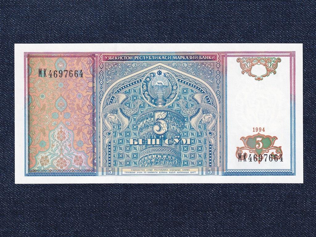 Üzbegisztán 5 som bankjegy