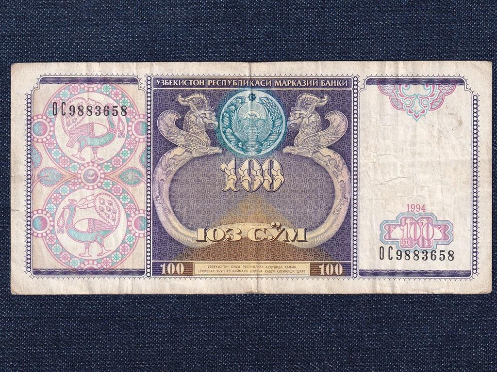 Üzbegisztán 100 som bankjegy