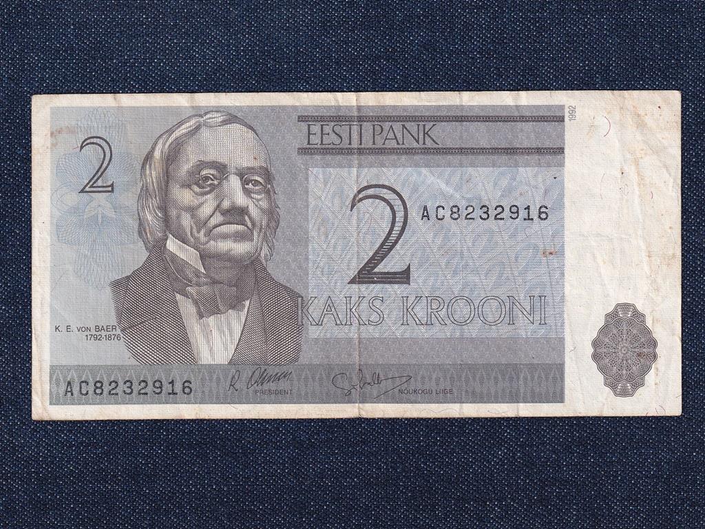 Észtország 2 korona bankjegy