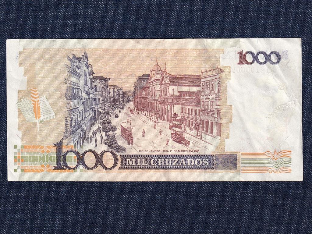Brazília Brazil Szövetségi Köztársaság (1967-0) 1000 Cruzado bankjegy