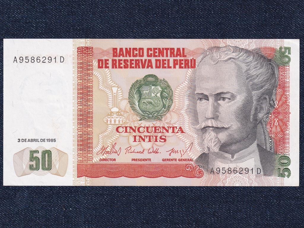Peru 50 inti bankjegy