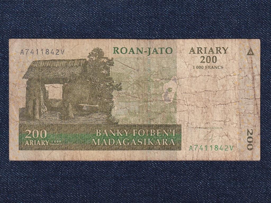 Madagaszkár 200 Ariary bankjegy
